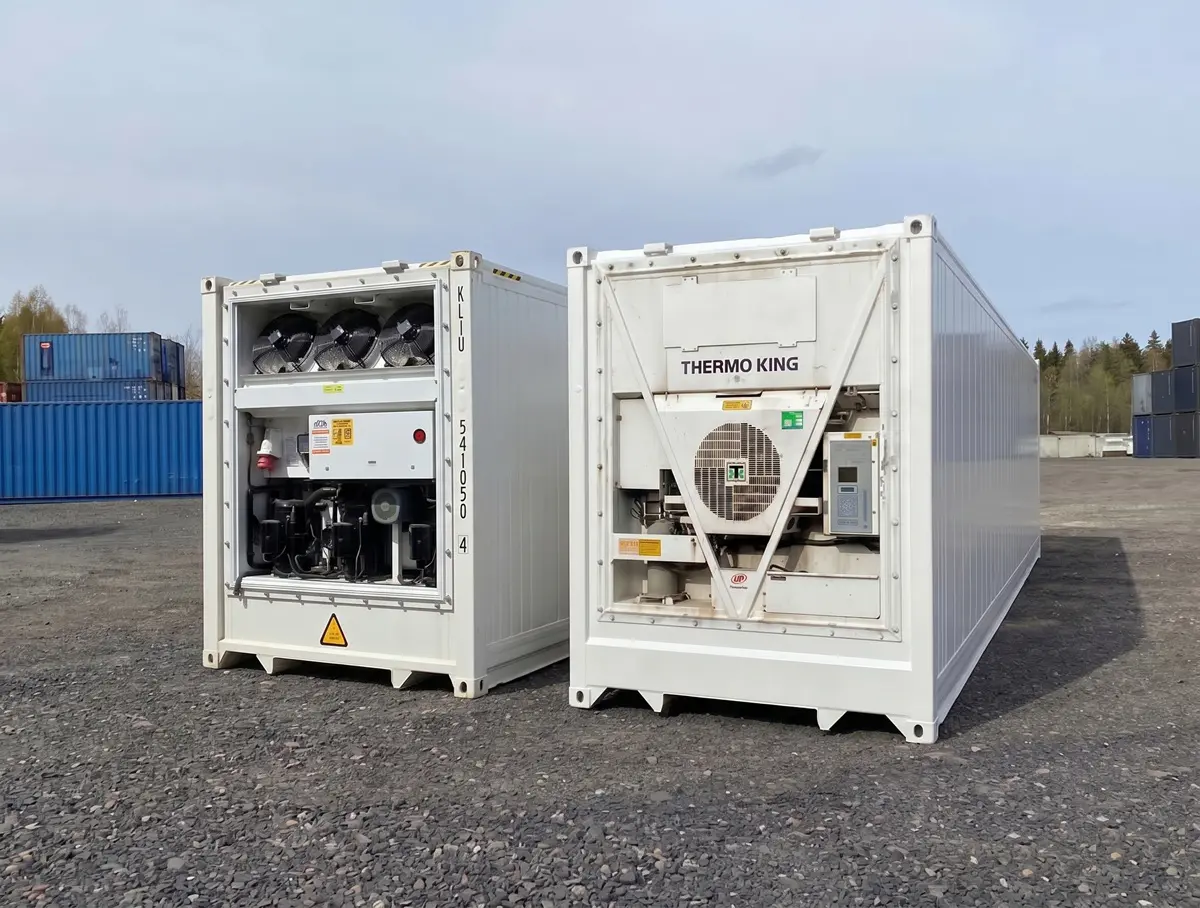 Shock container or refrigerator