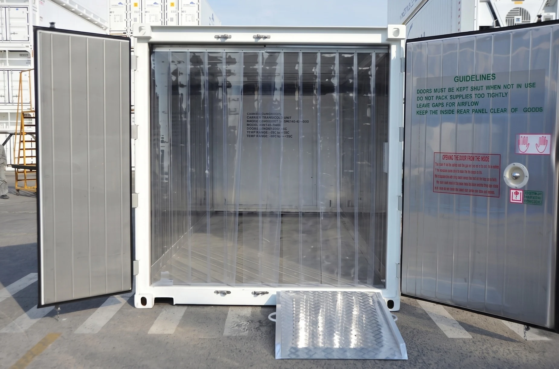 Reefer Containers as Mobile Cold Storage Facilities