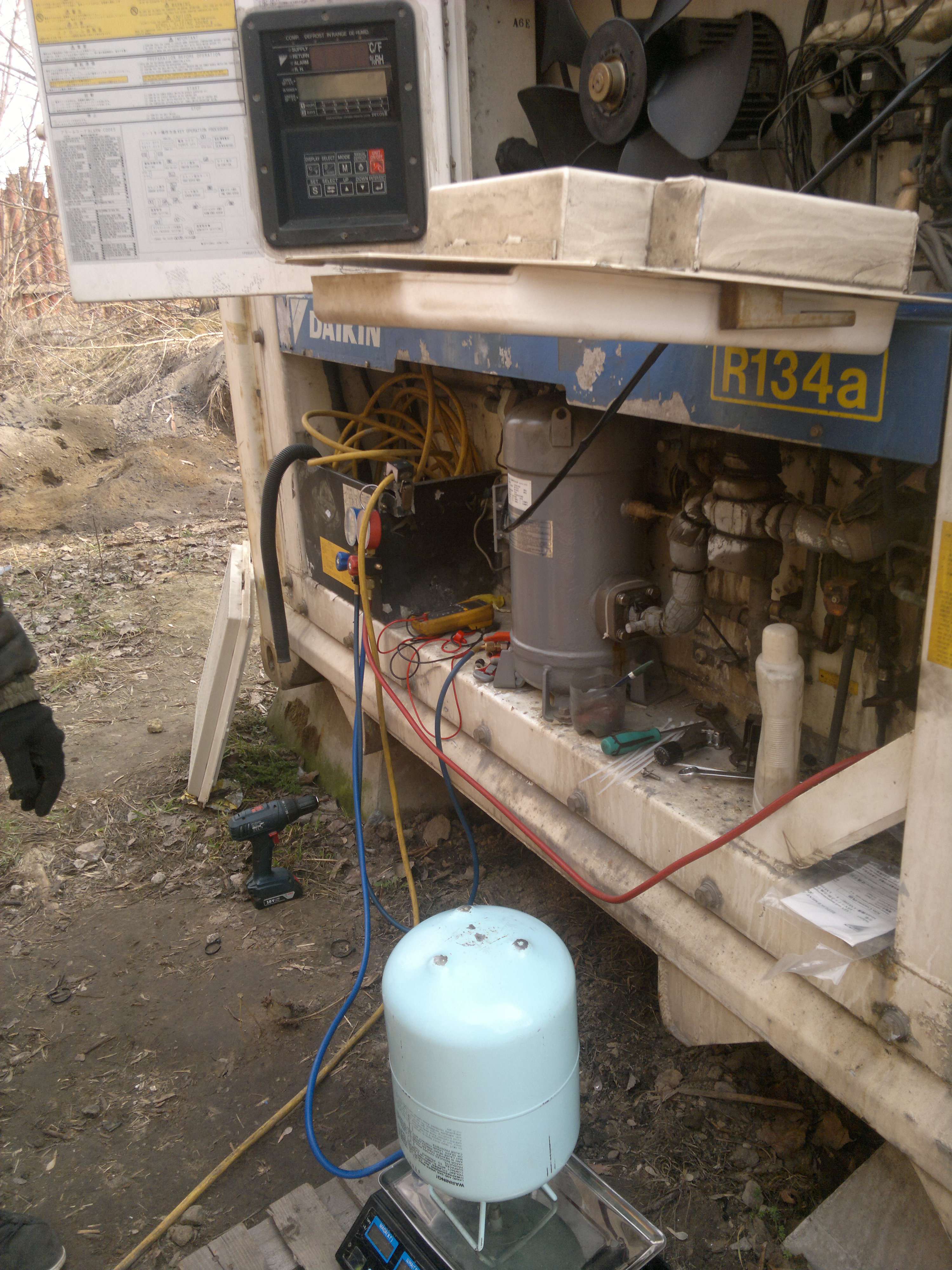 Заміна компонентів модуля Daikin
