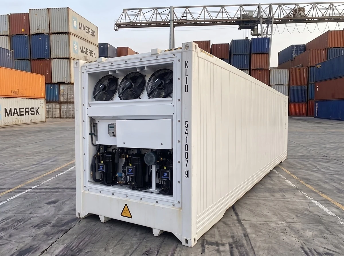 Used shock freezing container price