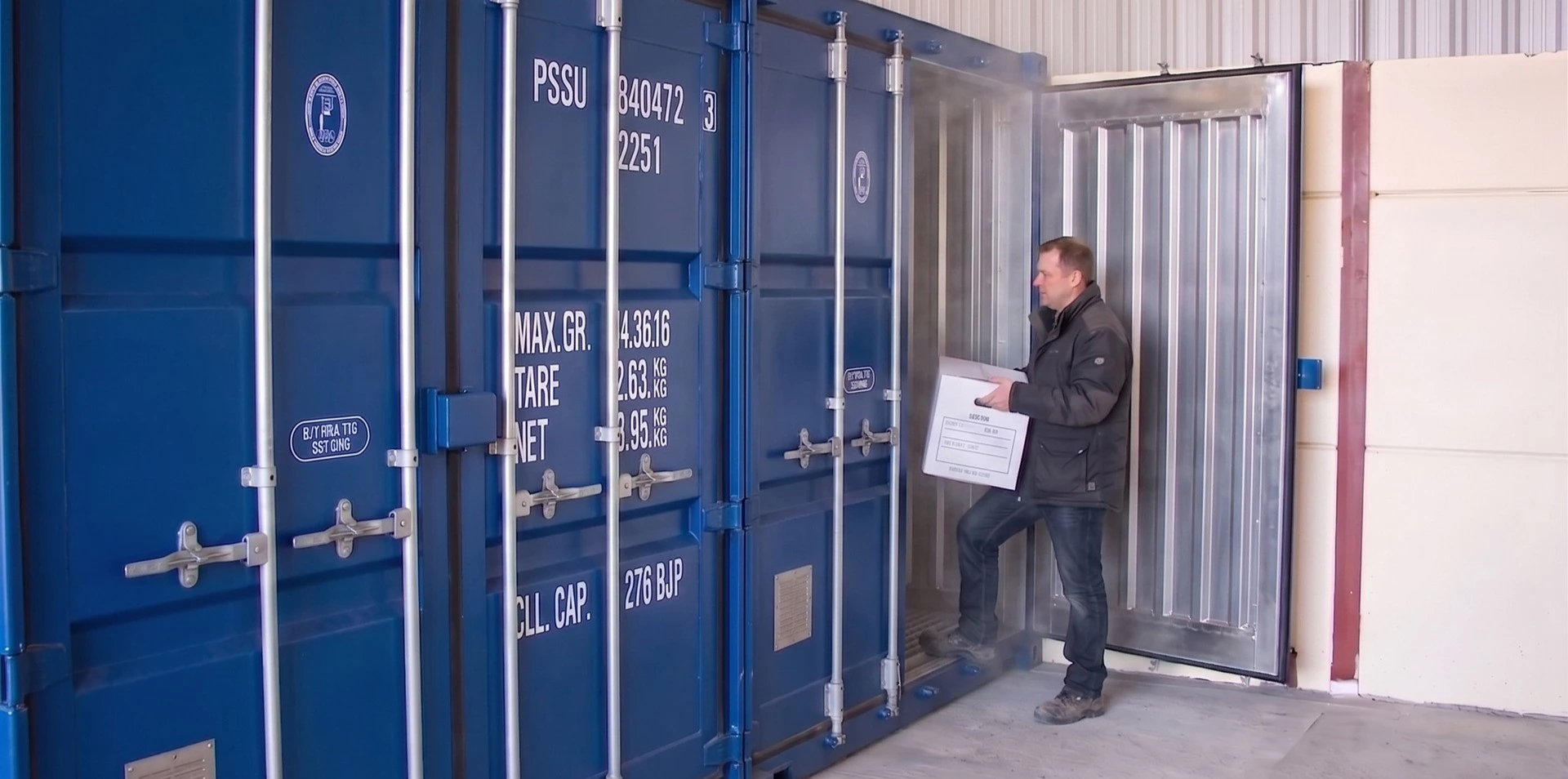 Purchase temperature complexes from reefer containers Buy a modular refrigeration complex
