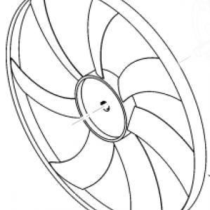 Ventilador del condensador 1-T-78-1684