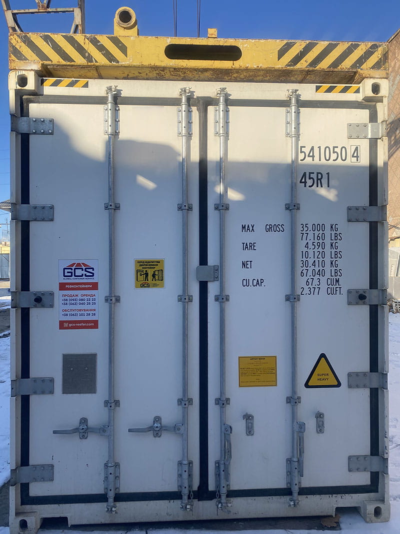 40-foot blast freezer container new