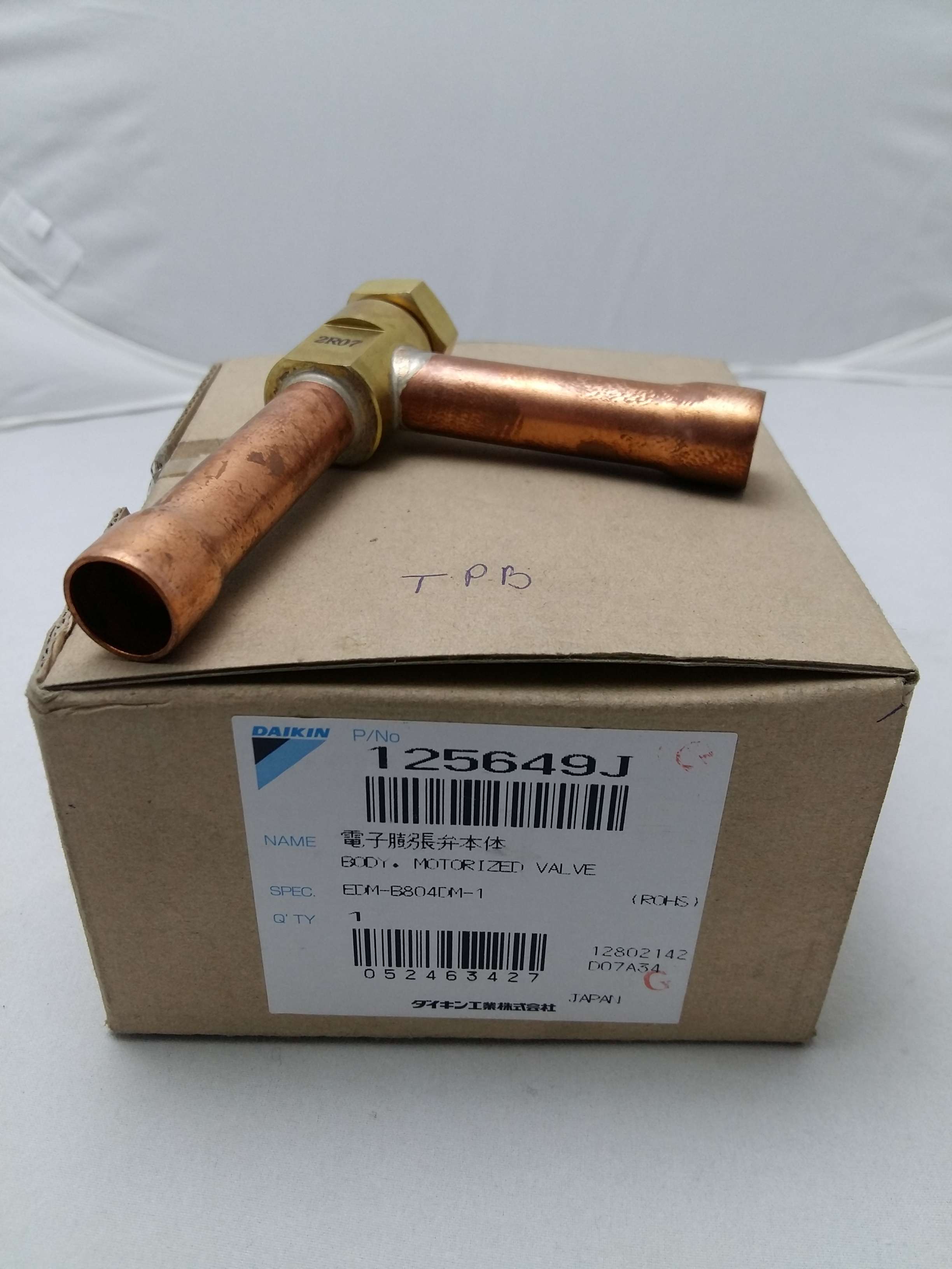 Cuerpo, válvula motorizada 1-D-125649J