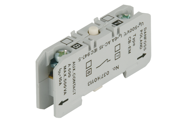 Auxiliary contact (white dot) 1-S-818522B