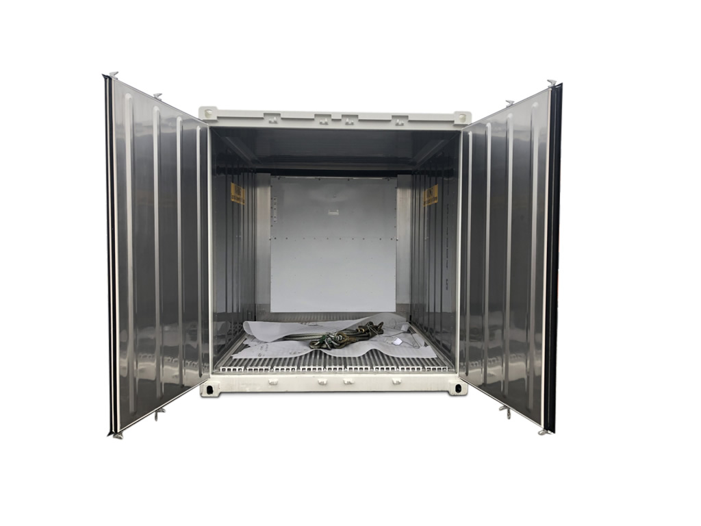 Mobile temperature-controlled warehouses based on refrigerated containers